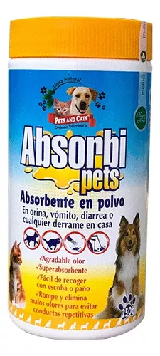 ABSORBIPETS- ABSORBENTE EN POLVO FCO * 250 G