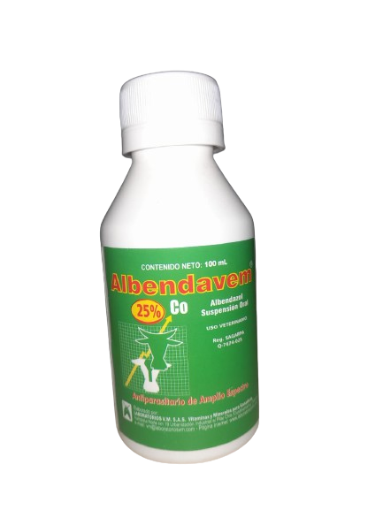 ALBENDAVEM 25% COBALTO * 100 ML