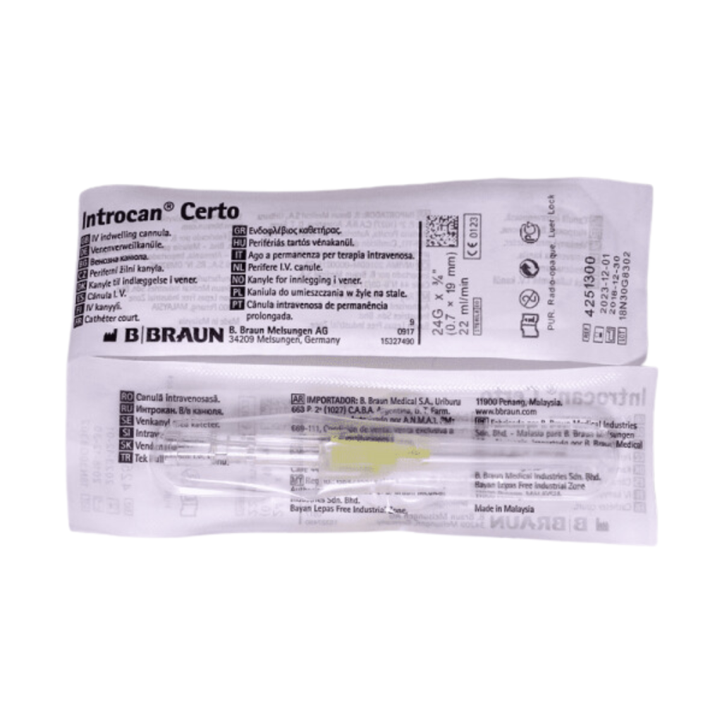 CATETER INTROCAN # 24G * 3/4"