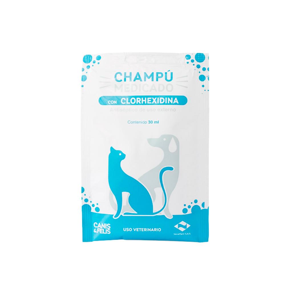 CHAMPU CANIS Y FELIS CLORHEXIDINA * 30 ML
