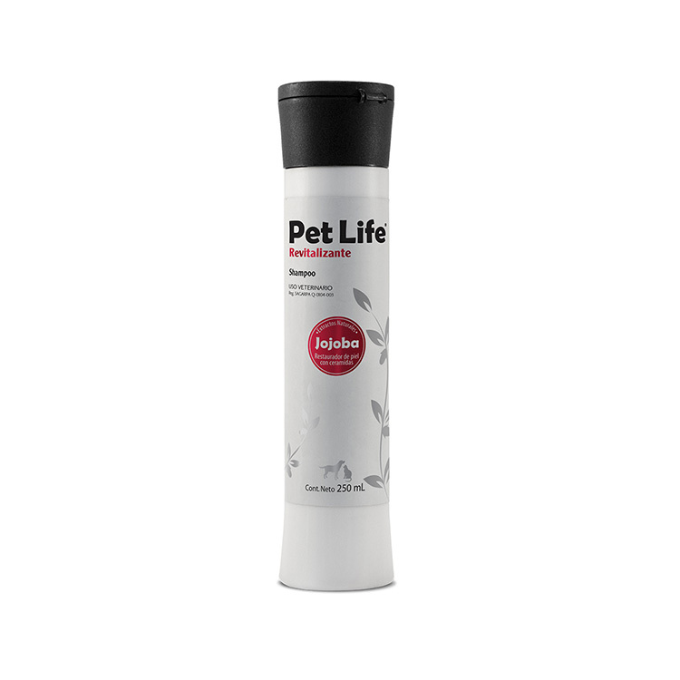 CHAMPU PETLIFE REVITALIZANTE * 250 ML (JOJOBA Y CERAMIDAS)