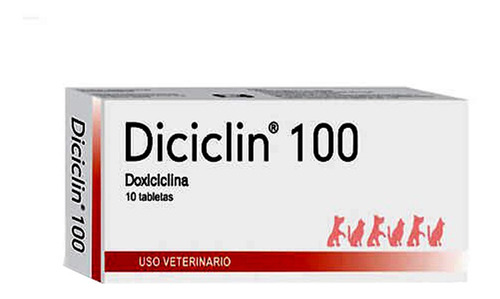 DICICLIN 100 CJA * 10 TABS