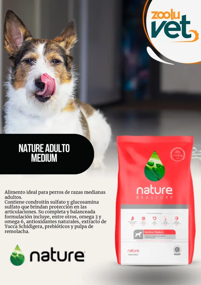 NATURE ADULTO MEDIUM * 8,0 * KG