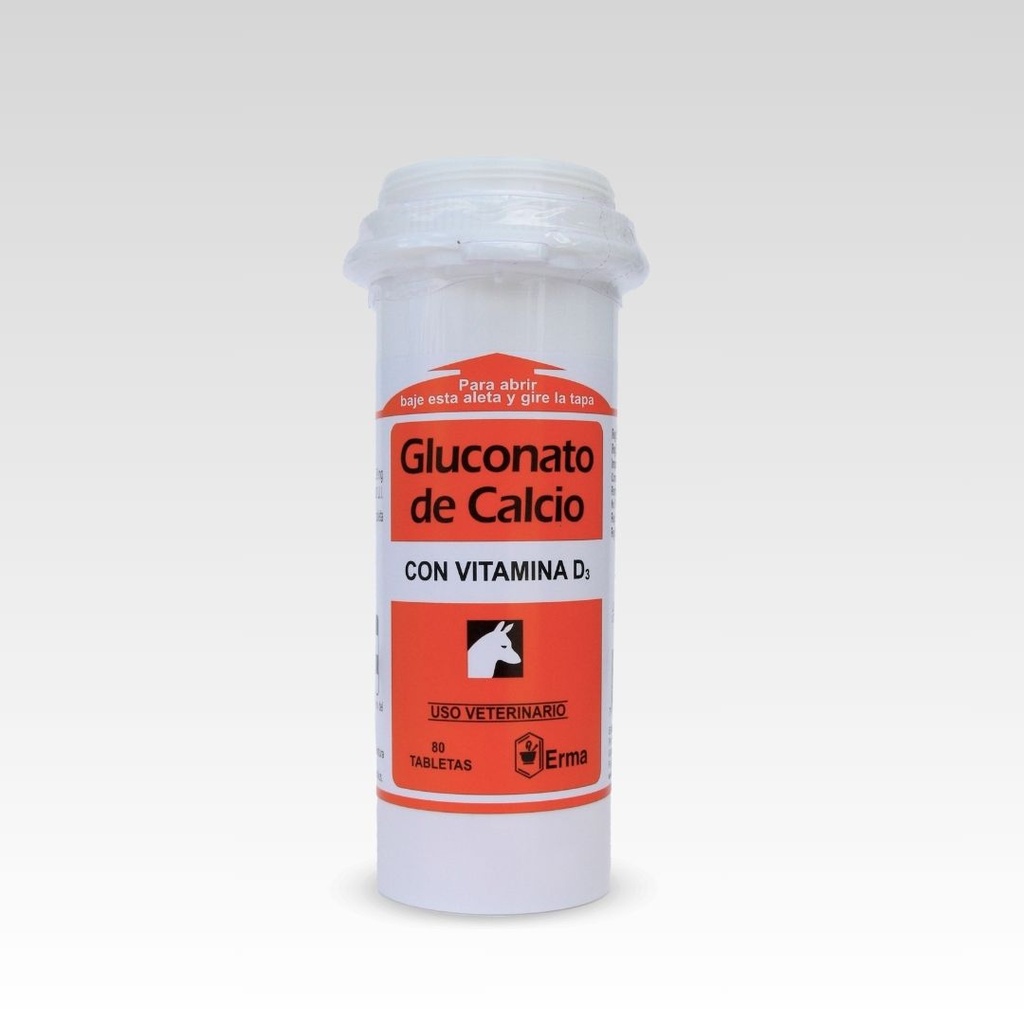 GLUCONATO DE CALCIO ERMA * 80 TBL
