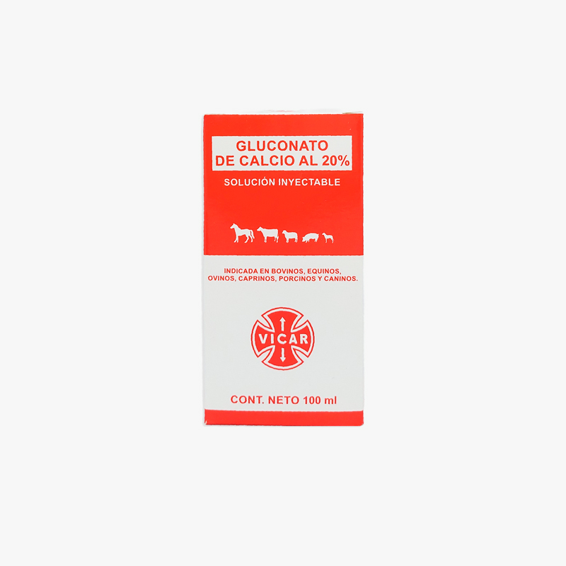 GLUCONATO DE CALCIO VICAR * 100 ML