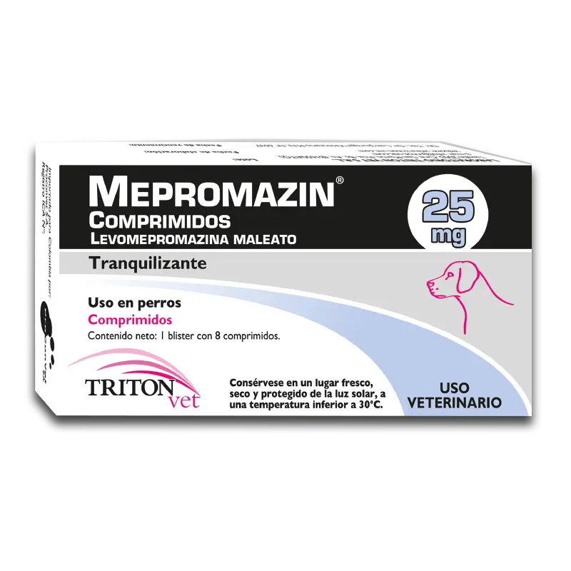 MEPROMAZIN 25MG CAJA X 8 COMPRIMIDOS