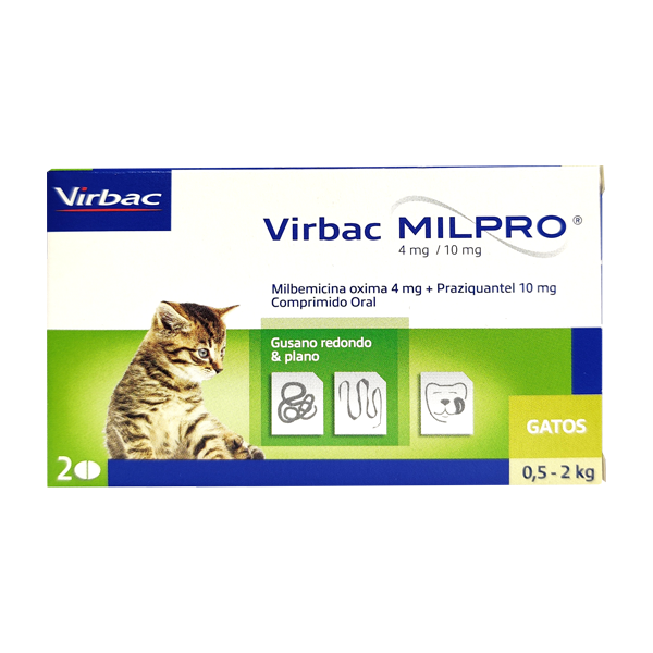 MILPRO (0.5-2 KG) 4MG/10MG CJA * 4 TABS