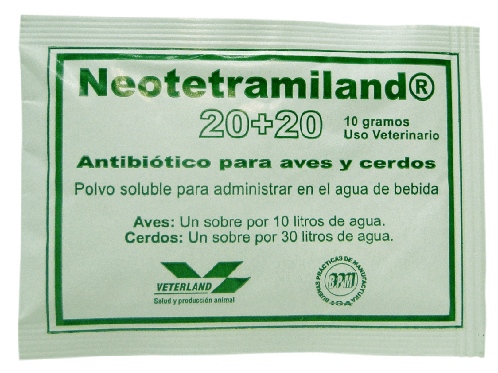 NEOTETRAMILAND  SOBRE * 10 GR