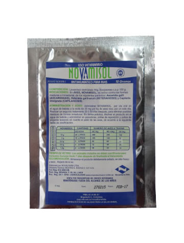 NOVAMISOL SOBRE * 10 GR
