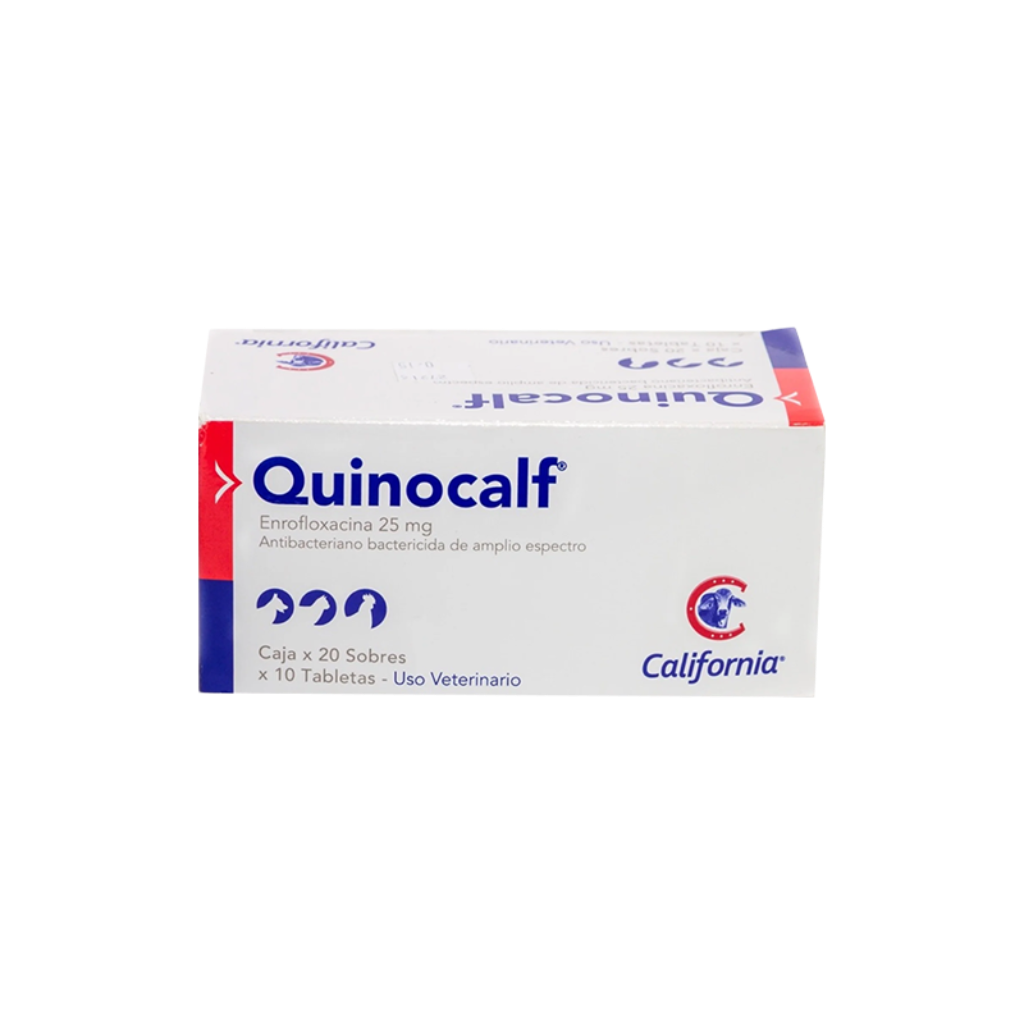 QUINOCALF 25 MG * 10 TABS