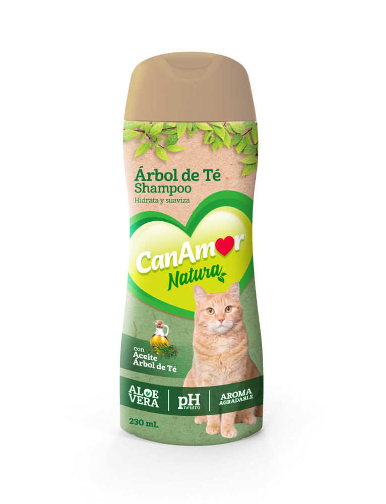 SHAMPOO CANAMOR ÁRBOL DE TÉ GATOS 230ML
