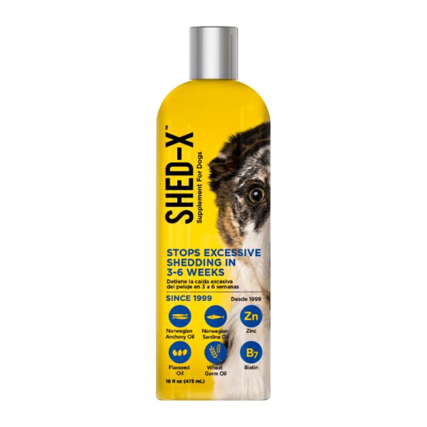 SHED-X DOG DERMAPLEX  * 16 OZ