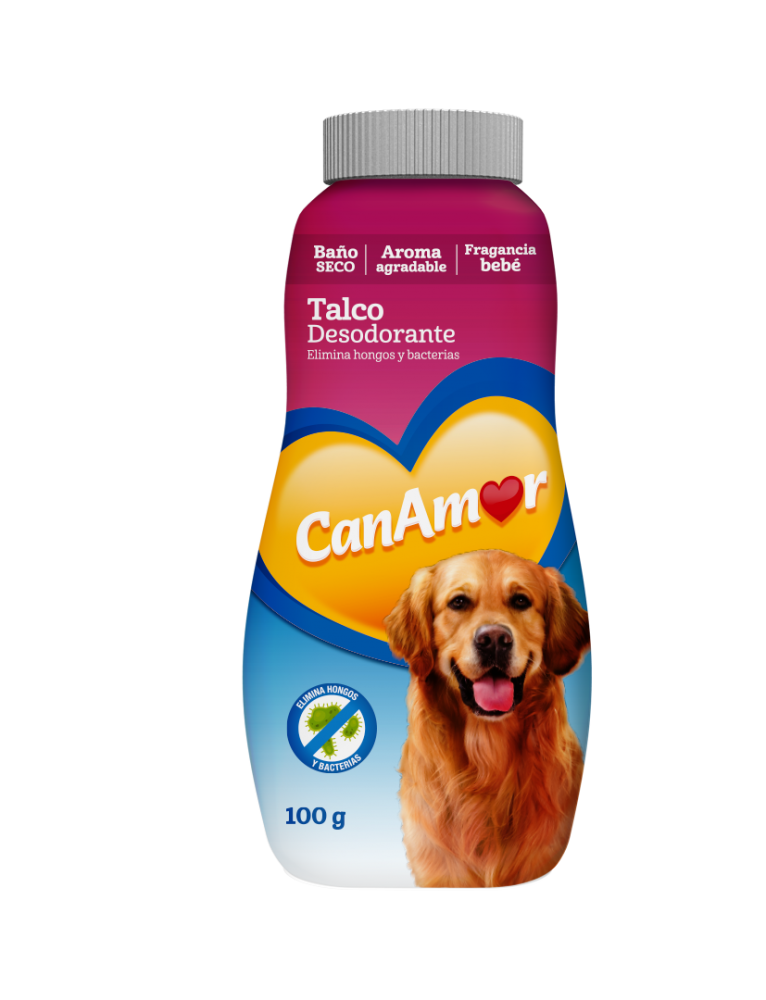 TALCO CANAMOR DESODORANTE PERROS 100 G