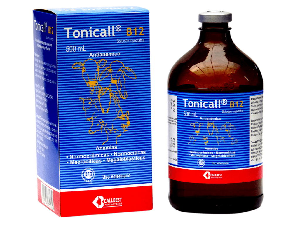 TONICALL B12 INY * 500 ML + TONICALL B12 INY * 250 ML