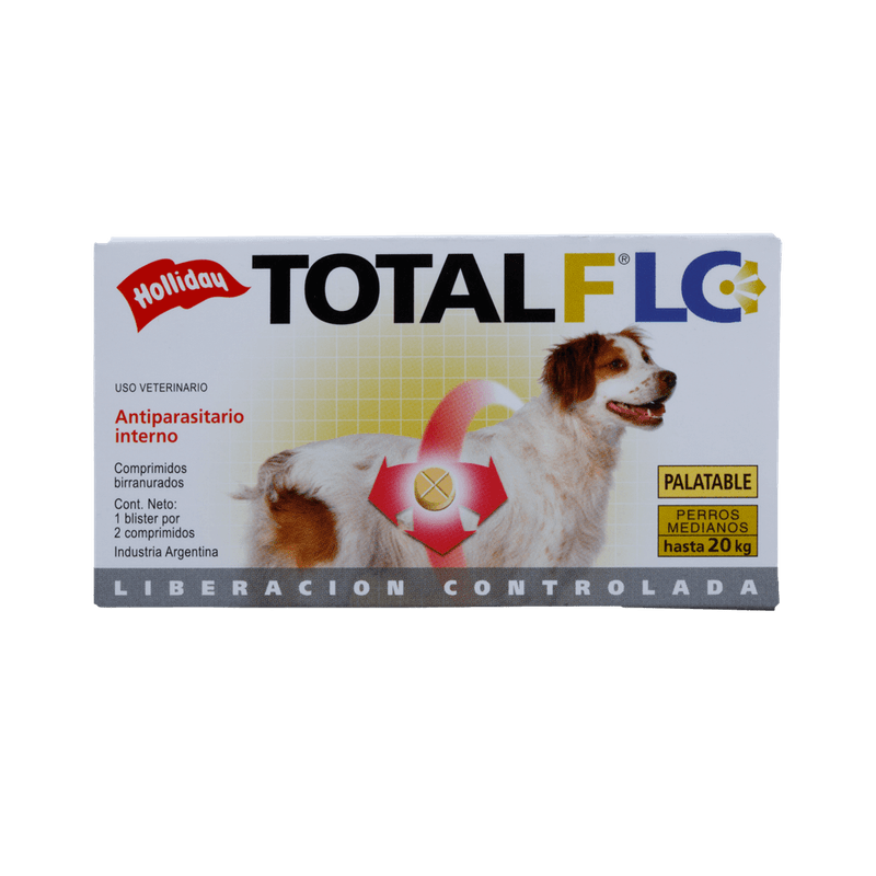 TOTAL F PERRO MEDIANO BLISTER * 2 TAB