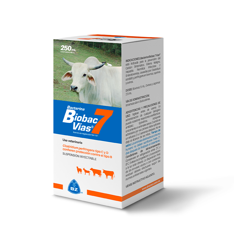 VACUNA BIOBAC 7 VIAS * 50 ML