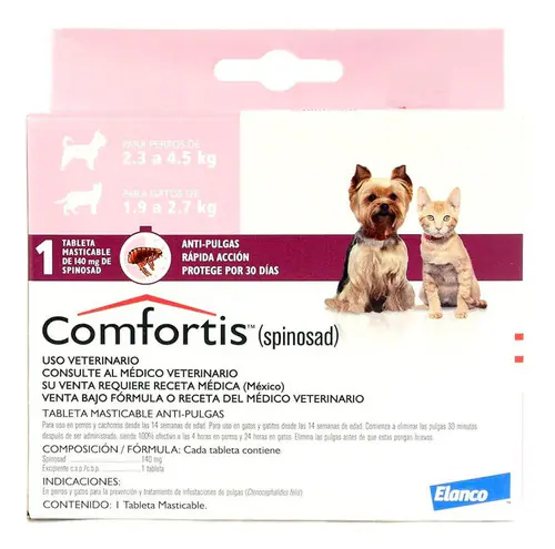 COMFORTIS TAB 140 MG ROSADO