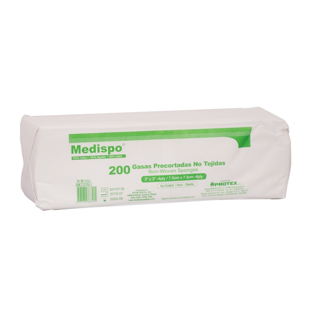 GASA PRECORTADA 3*3  YD PQT * 200