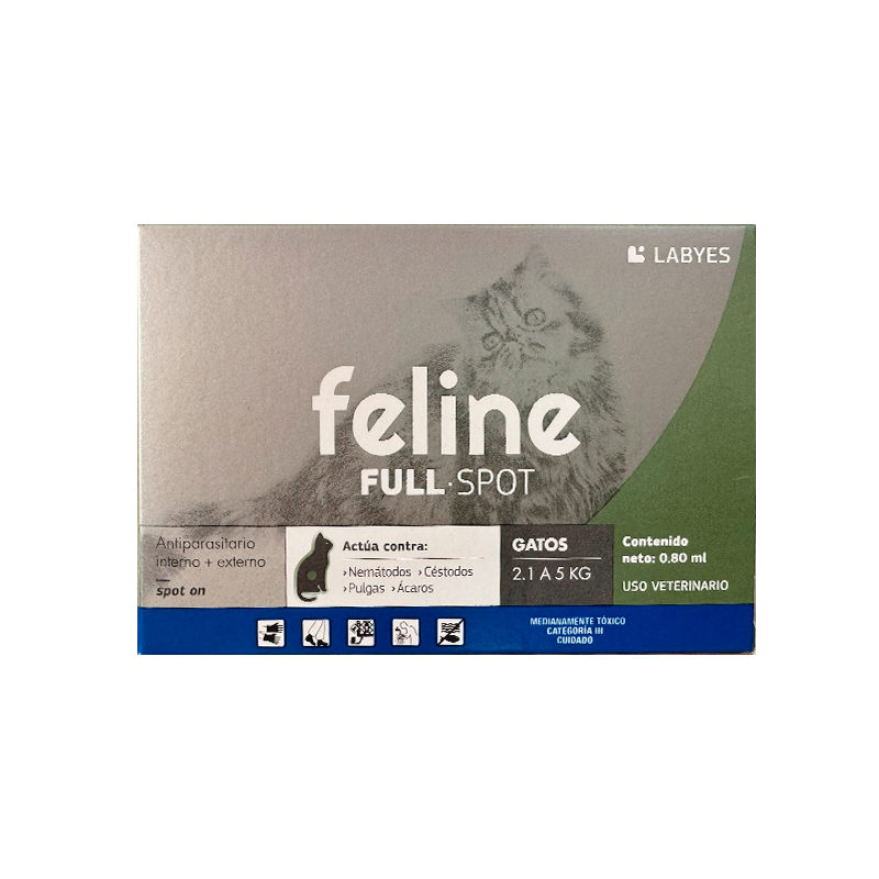 FELINE FULL-SPOT 2.1 A 5 KG * 0.80 ML ( LABYES)