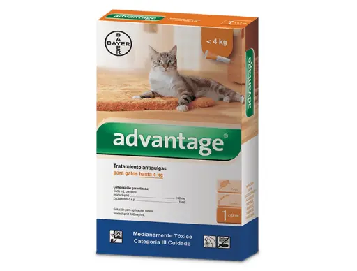 [4191] ADVANTAGE GATOS HASTA 4 KG * 0.4 ML