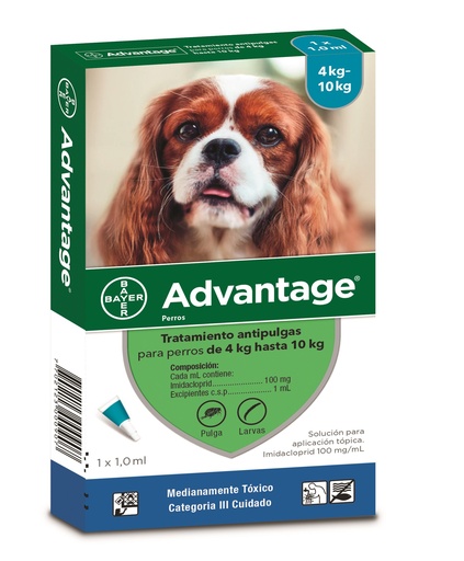 [4194] ADVANTAGE PERROS 4 -10 KG* 1.0 ML