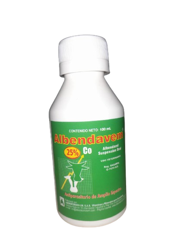 [2322] ALBENDAVEM 25% COBALTO * 100 ML