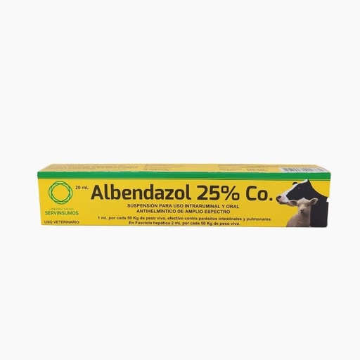 [1083] ALBENDAZOL 25% CO 20ML