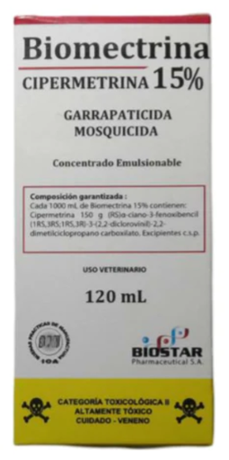 [19] BIOMECTRINA 15% * 120 ML (CIPERMETRINA)