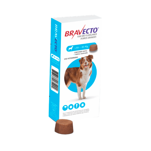 [4075] BRAVECTO 1000 MG (20-40 KG) AZUL