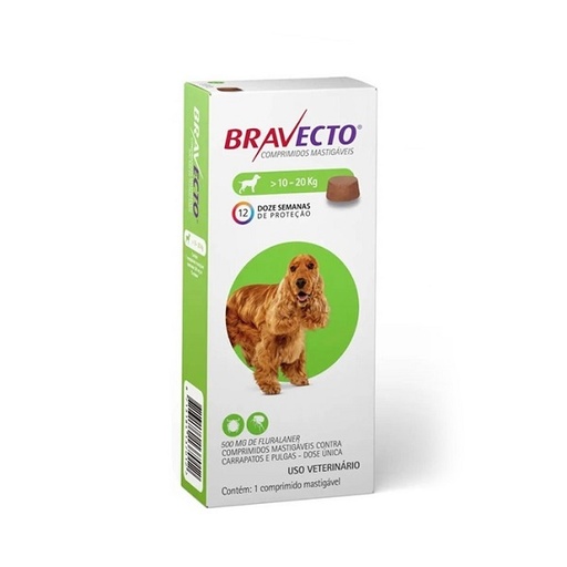 [4079] BRAVECTO 500 MG (10-20 KG) VERDE