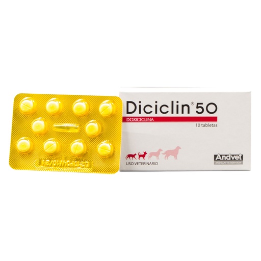 [1573] DICICLIN 50 CJA * 10 TABS