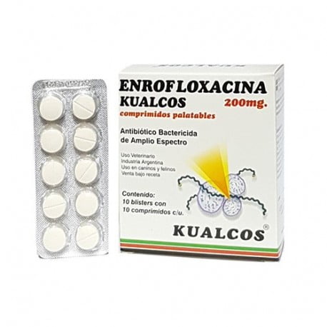 [1820] ENROFLOXACINA 200 MG * 10 TAB PROCONVET