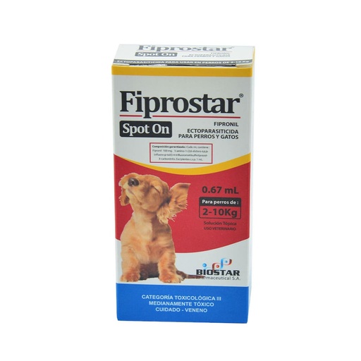 [48] FIPROSTAR SPOT ON  * 0,67ML (2-10 KG)