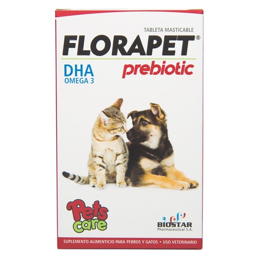 [52] FLORAPET FRASCO * 30 TABLETAS
