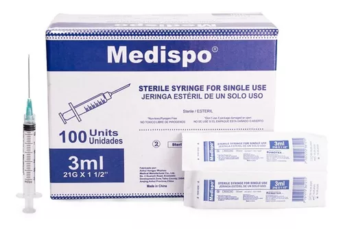[4166] JERINGA * 3 ML CAJA * 100 UND