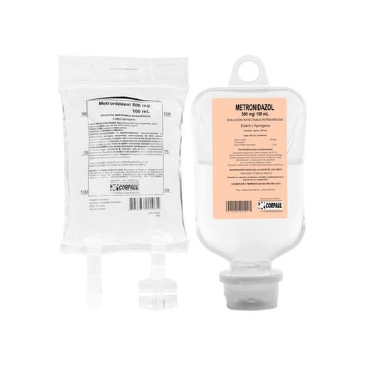 [2968] METRONIDAZOL 500 MG INY * 100 ML