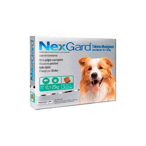 [4080] NEXGARD (10-25 KG) VERDE
