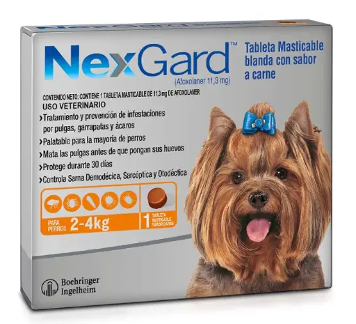 [4081] NEXGARD (2-4 KG) NARANJA
