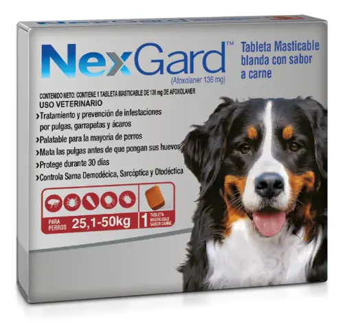 [4082] NEXGARD (25-50 KG) ROJO