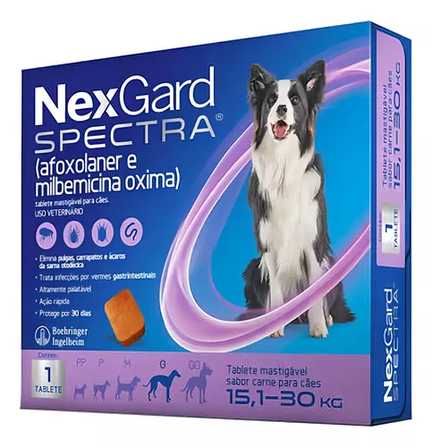 [4084] NEXGARD SPECTRA (15-30 KG) LILA
