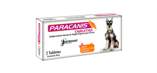 [4093] PARACANIS PERRO BLISTER CJA * 2 TAB