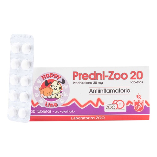 [1605] PREDNI-ZOO 20 MG CJA * 30 TABS