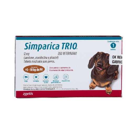 [2854] SIMPARICA TRIO (5-10 KG) MARRON