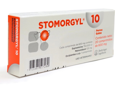 [4093] STOMORGYL10 ORAL CAJA * 20 TAB
