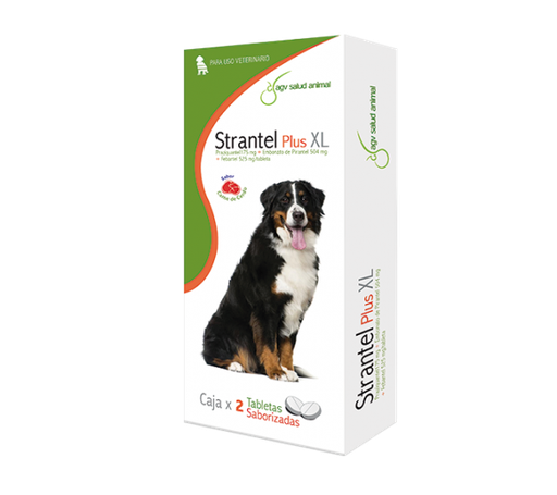 [4224] STRANTEL PLUS XL CAJA * 2 TAB