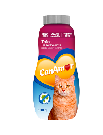 [3999] TALCO CANAMOR DESODORANTE GATOS 100 G
