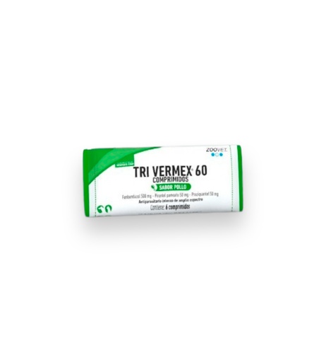[2850] TRIVERMEX TAB * 10 KG - BLISTER * 6 TABS (60 KG)