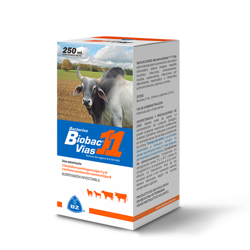 [2037] VACUNA BIOBAC 11 * 10 DOSIS (50ML)