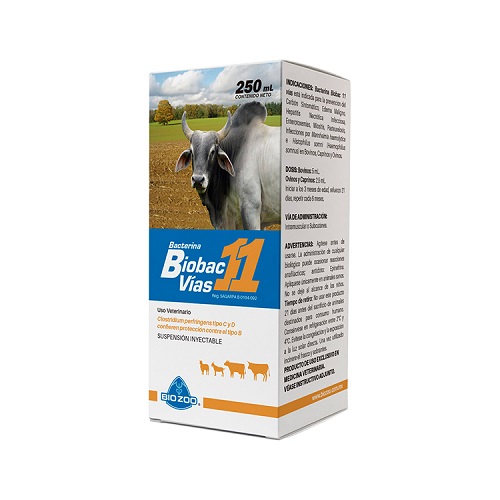 [2039] VACUNA BIOBAC 11 * 50 DOSIS (250ML)