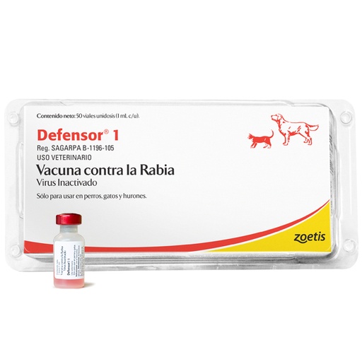 [2881] VACUNA DEFENSOR 1 CONTRA RABIA * 1 ML